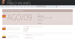 Desktop Screenshot of milanespablo.com