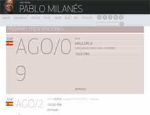 Tablet Screenshot of milanespablo.com